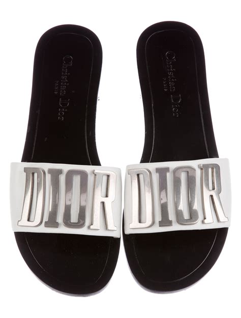 silver dior sandals|christian dior summer sandals.